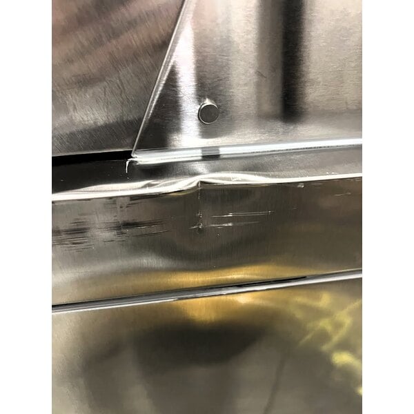 Scratch and Dent Avantco SS-PT-60-HC 60" 2 Door Stainless Steel Refrigerated Sandwich Prep Table