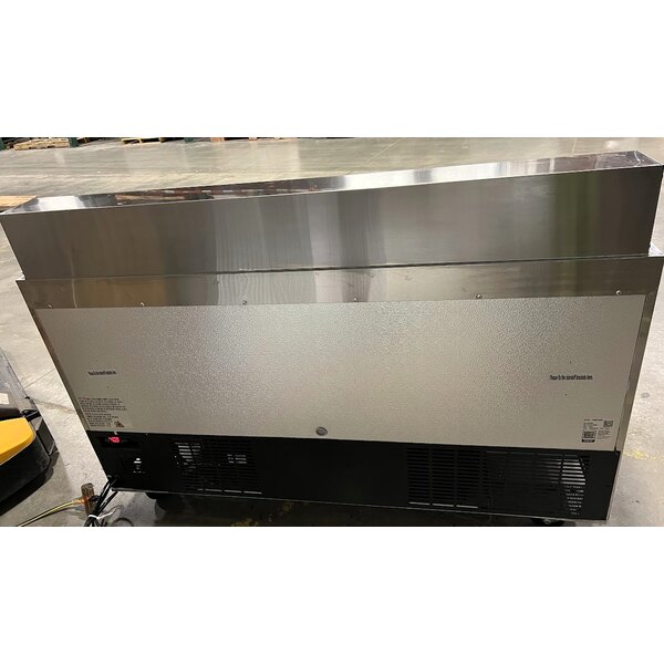 Scratch and Dent Avantco SS-PT-60-HC 60" 2 Door Stainless Steel Refrigerated Sandwich Prep Table