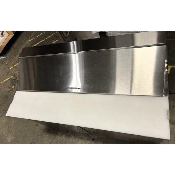 Scratch and Dent Avantco SS-PT-60-HC 60" 2 Door Stainless Steel Refrigerated Sandwich Prep Table