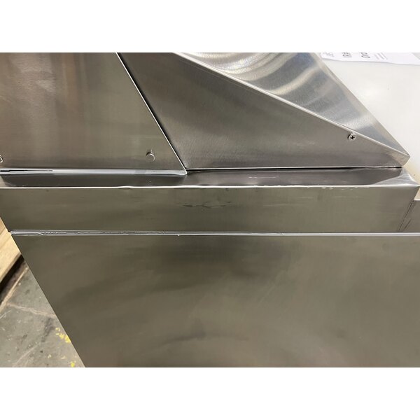 Scratch and Dent Avantco SS-PT-60-HC 60" 2 Door Stainless Steel Refrigerated Sandwich Prep Table