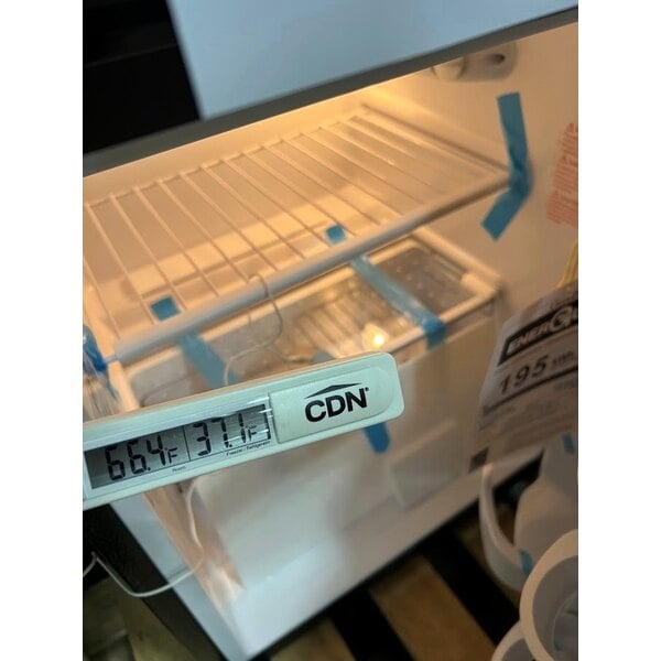 Scratch and Dent MicroFridge by Danby 3.1MF7-7A1 3.1 Cu. Ft. Black Solid Two Door Reach-In Refrigerator / Freezer with One Plug Microwave