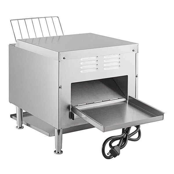 Scratch and Dent Avantco T3300B Commercial 10" Wide Conveyor Toaster with 3" Opening - 208V, 3300W, 800 Slices per Hour