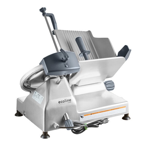 Scratch and Dent Ecoline by Hobart ECO12-1 12" Medium-Duty Manual Meat Slicer - 120V, 1/2 hp
