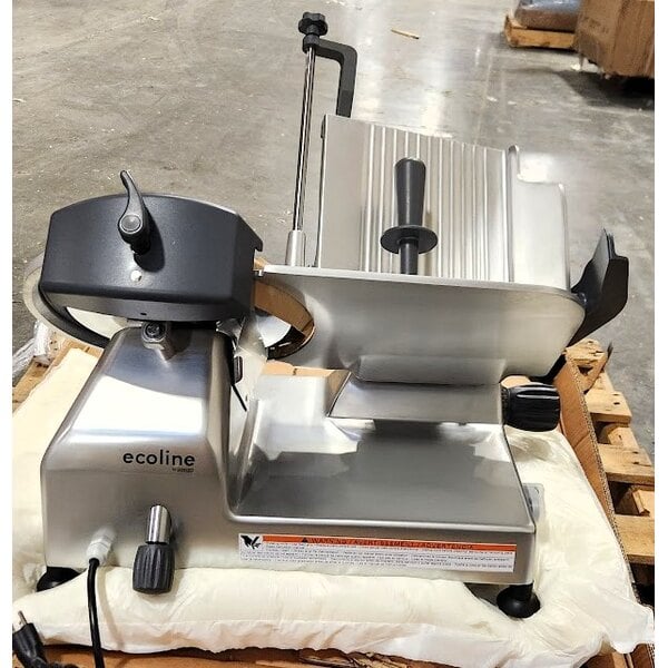 Scratch and Dent Ecoline by Hobart ECO12-1 12" Medium-Duty Manual Meat Slicer - 120V, 1/2 hp