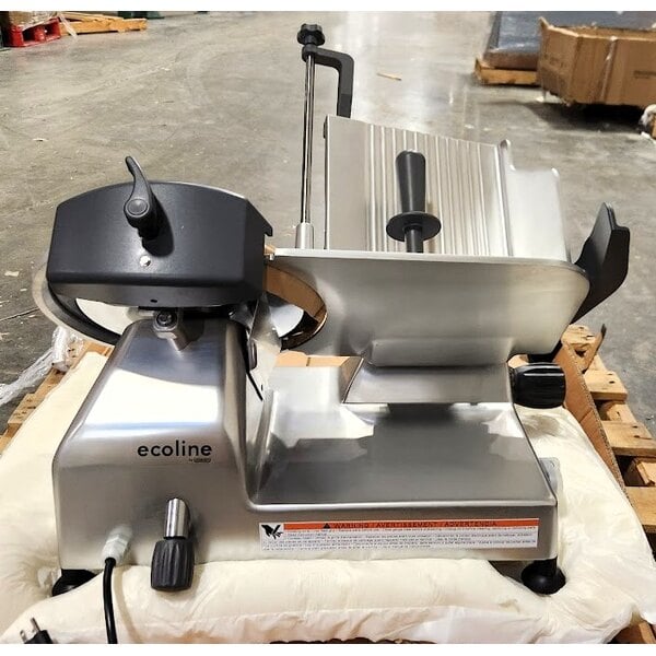 Scratch and Dent Ecoline by Hobart ECO12-1 12" Medium-Duty Manual Meat Slicer - 120V, 1/2 hp