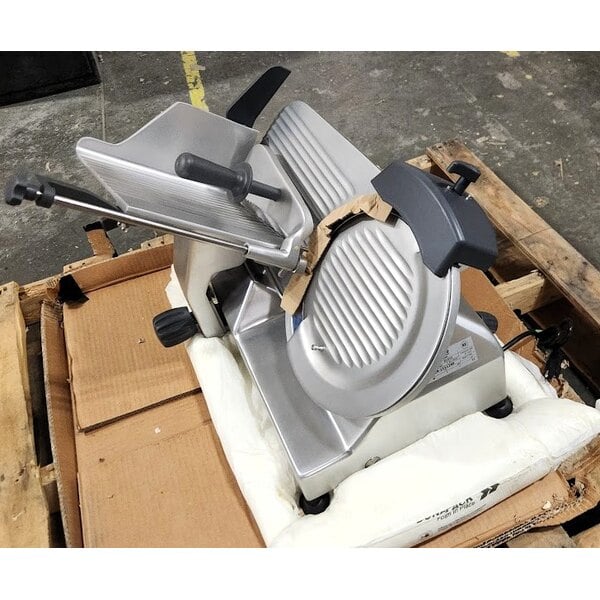 Scratch and Dent Ecoline by Hobart ECO12-1 12" Medium-Duty Manual Meat Slicer - 120V, 1/2 hp