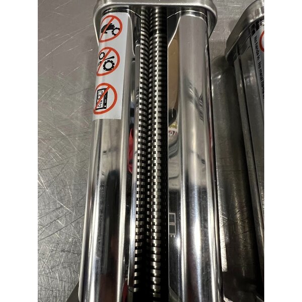 Scratch and Dent Avantco 177MIX8XP #5 Pasta Roller / Cutter 3 Piece Attachment Kit for Avantco MIX8 Mixers