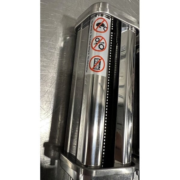Scratch and Dent Avantco 177MIX8XP #5 Pasta Roller / Cutter 3 Piece Attachment Kit for Avantco MIX8 Mixers