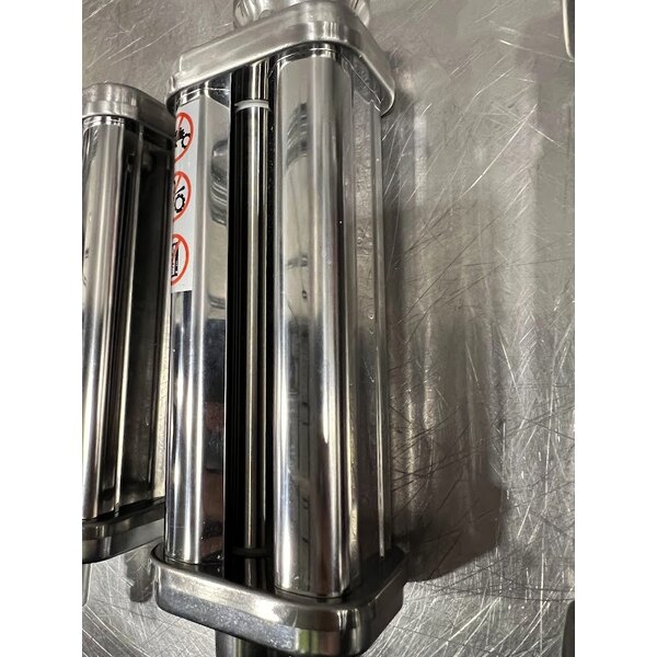 Scratch and Dent Avantco 177MIX8XP #5 Pasta Roller / Cutter 3 Piece Attachment Kit for Avantco MIX8 Mixers