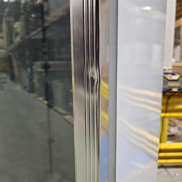 Scratch and Dent Avantco GDC-12F-HC 27" White Customizable Swing Glass Door Merchandiser Freezer with LED Lighting