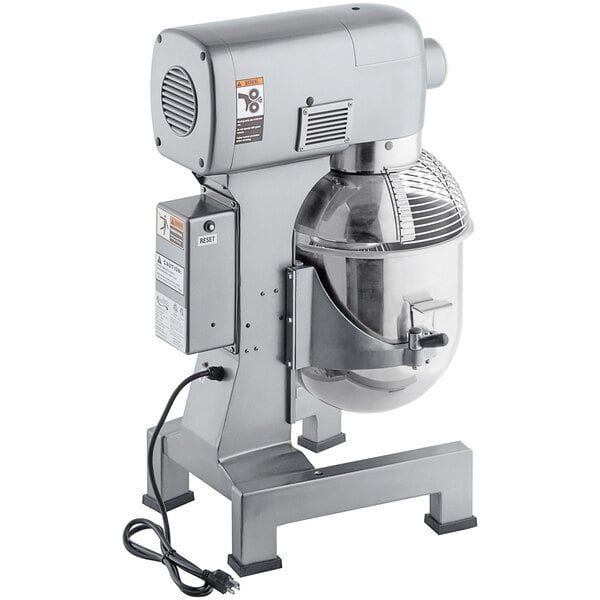 Scratch and Dent Avantco MX20H 20 Qt. Planetary Stand Mixer with Guard & Standard Accessories - 120V, 1 1/2 hp