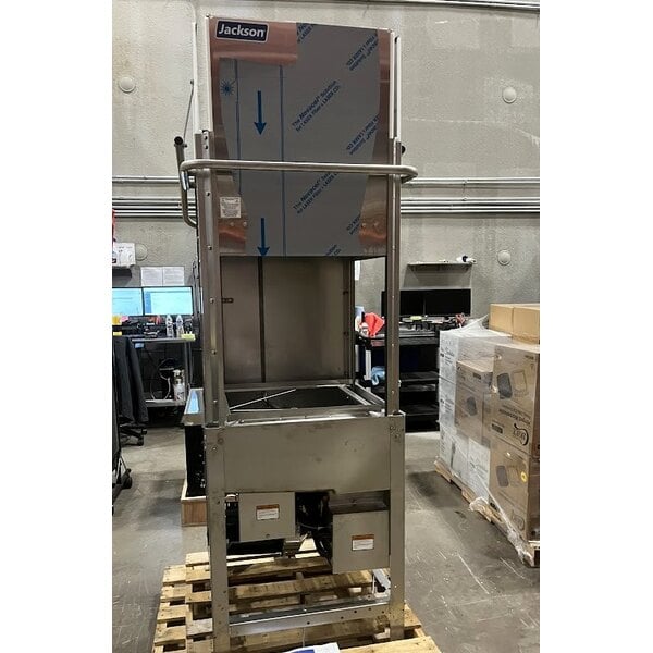 Scratch and Dent Jackson TempStar HH-E Door Type Dishwasher High Hood with Electric Booster Heater - 208/230V, 1 Phase