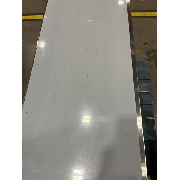 Scratch and Dent Regency 18" x 72" 18 Gauge Type 304 Stainless Steel Dish Cabinet with Adjustable Midshelf