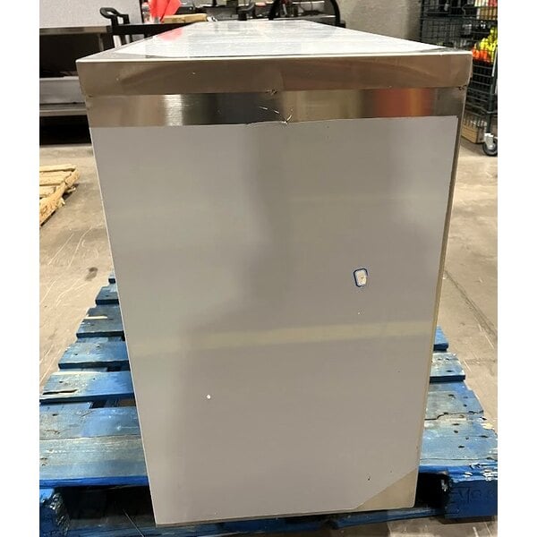 Scratch and Dent Regency 18" x 72" 18 Gauge Type 304 Stainless Steel Dish Cabinet with Adjustable Midshelf