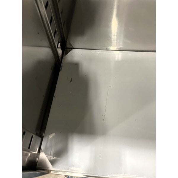 Scratch and Dent Regency 18" x 72" 18 Gauge Type 304 Stainless Steel Dish Cabinet with Adjustable Midshelf