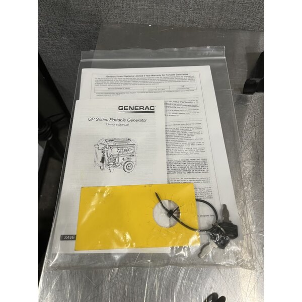 Scratch and Dent Generac GP Series GP18000EFI Gasoline-Powered Portable Generator with Electric Start 8917 - 18,000/22,500W, 240V