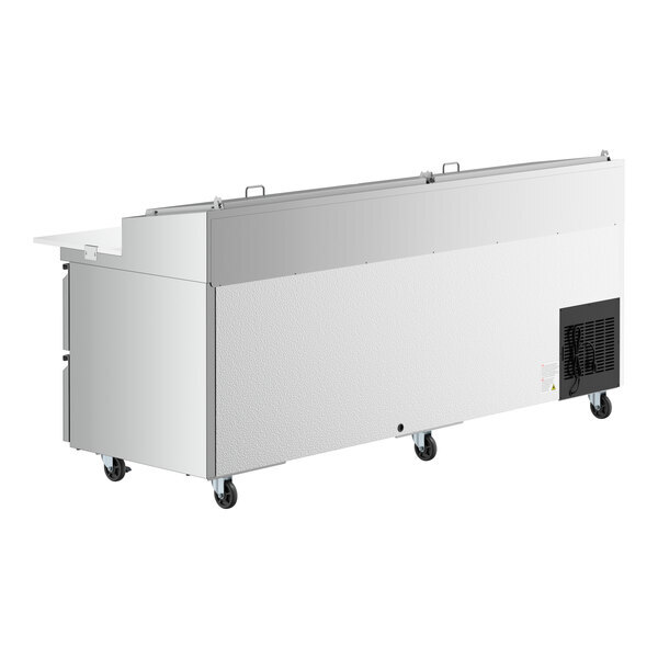 Scratch and Dent Avantco SSPPT-3H 94" 6 Drawer Refrigerated Pizza Prep Table