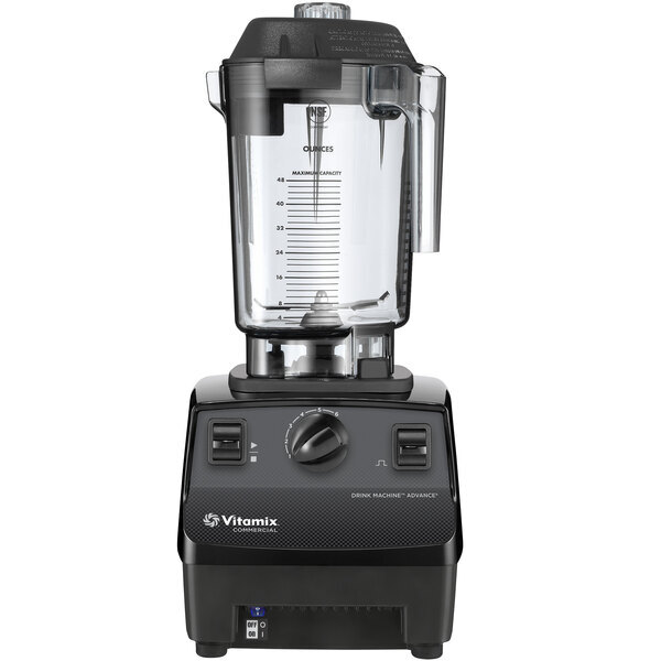 Scratch and Dent Vitamix 62824 Drink Machine Advance 2.3 hp Black Blender with 48 oz. Container - 120V