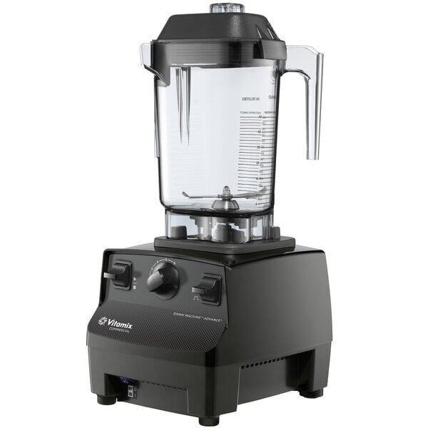 Scratch and Dent Vitamix 62824 Drink Machine Advance 2.3 hp Black Blender with 48 oz. Container - 120V