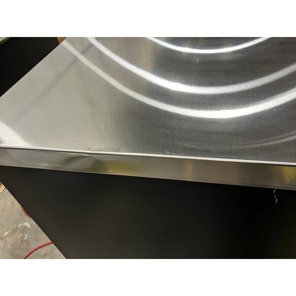 Scratch and Dent Avantco UDD-4-HC Black Kegerator / Beer Dispenser with (2) 2 Tap Towers - (3) 1/2 Keg Capacity