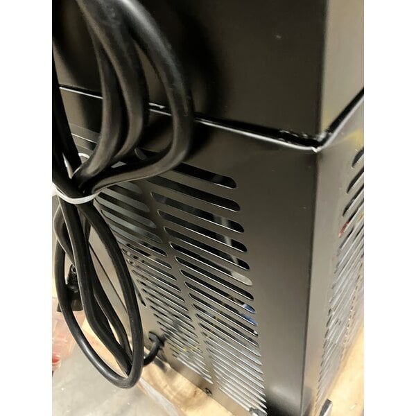 Scratch and Dent Avantco UDD-4-HC Black Kegerator / Beer Dispenser with (2) 2 Tap Towers - (3) 1/2 Keg Capacity