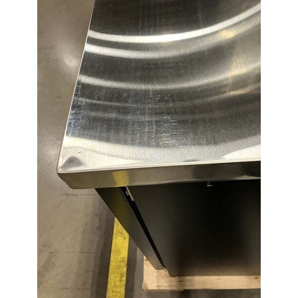 Scratch and Dent Avantco UDD-4-HC Black Kegerator / Beer Dispenser with (2) 2 Tap Towers - (3) 1/2 Keg Capacity