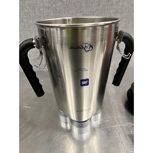 Scratch and Dent AvaMix BX1GRGT 3 3/4 hp 1 Gallon Stainless Steel Heavy Duty Commercial Food Blender with Timer - 120V