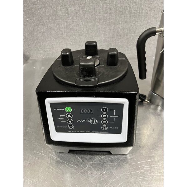 Scratch and Dent AvaMix BX1GRGT 3 3/4 hp 1 Gallon Stainless Steel Heavy Duty Commercial Food Blender with Timer - 120V