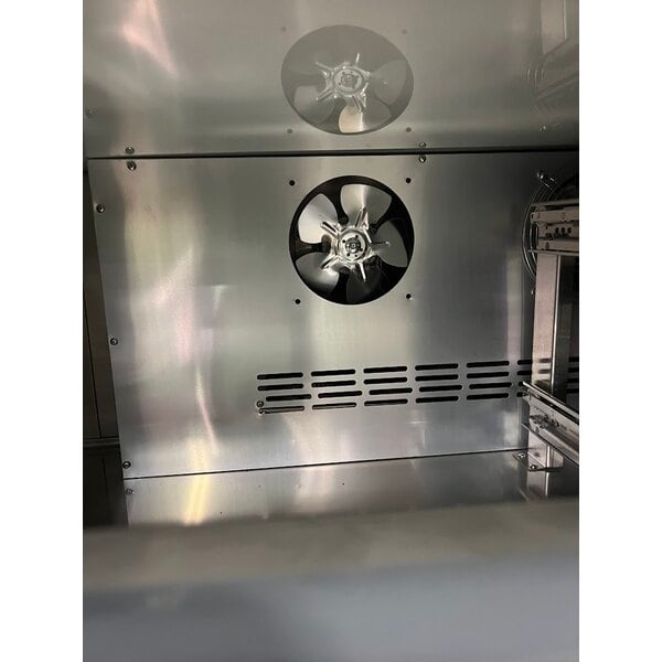 Scratch and Dent Cooking Performance Group 72GTRBNL 72" Gas Countertop Griddle with Thermostatic Controls and 72", 4 Drawer Refrigerated Chef Base - 180,000 BTU