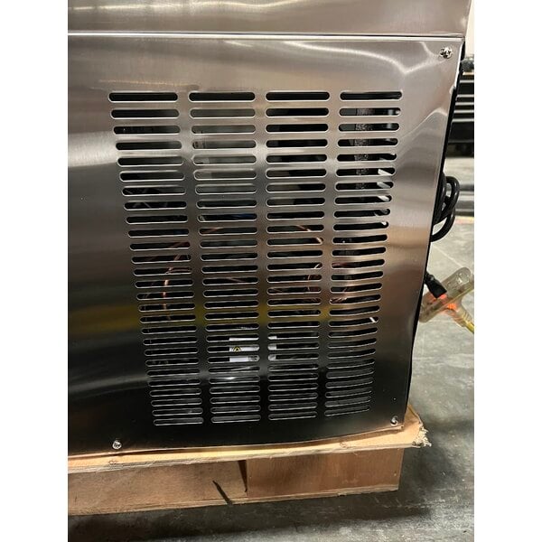 Scratch and Dent Cooking Performance Group 72GTRBNL 72" Gas Countertop Griddle with Thermostatic Controls and 72", 4 Drawer Refrigerated Chef Base - 180,000 BTU