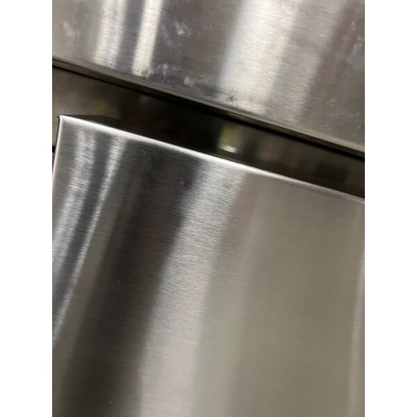 Scratch and Dent Cooking Performance Group 72GTRBNL 72" Gas Countertop Griddle with Thermostatic Controls and 72", 4 Drawer Refrigerated Chef Base - 180,000 BTU