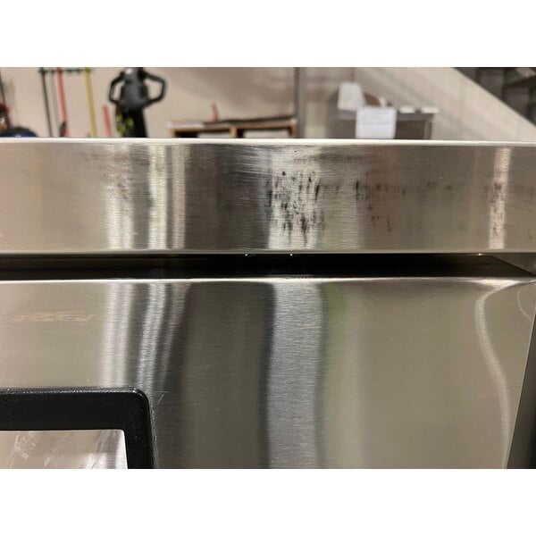 Scratch and Dent Cooking Performance Group 72GTRBNL 72" Gas Countertop Griddle with Thermostatic Controls and 72", 4 Drawer Refrigerated Chef Base - 180,000 BTU