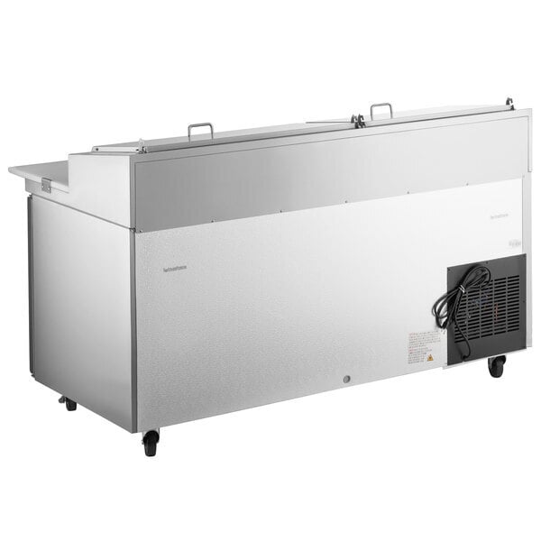 Scratch and Dent Avantco APPT-71-HC 71" 2 Door Refrigerated Pizza Prep Table