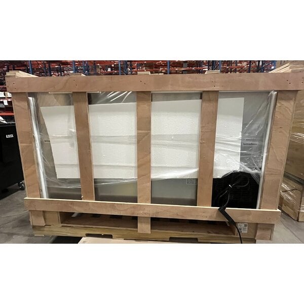 Scratch and Dent Avantco APPT-71-HC 71" 2 Door Refrigerated Pizza Prep Table