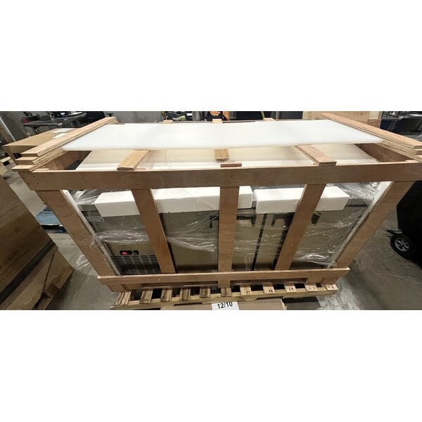 Scratch and Dent Avantco APPT-71-HC 71" 2 Door Refrigerated Pizza Prep Table