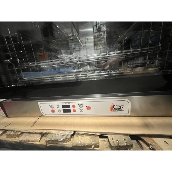 Scratch and Dent Cooking Performance Group COF-D4-M Electric Digital Countertop 4 Tray Full Size Convection Oven with Moisture Injection - 208-240V, 5600W