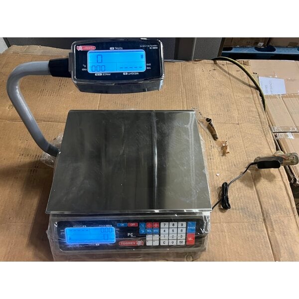 Scratch and Dent Tor Rey PC-80LT 80 lb. Digital Price Computing Scale with Tower, Legal for Trade