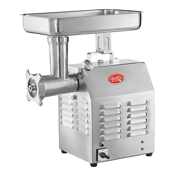 Scratch and Dent Avantco MG12R #12 Meat Grinder with Reverse Setting - 110V, 1 hp