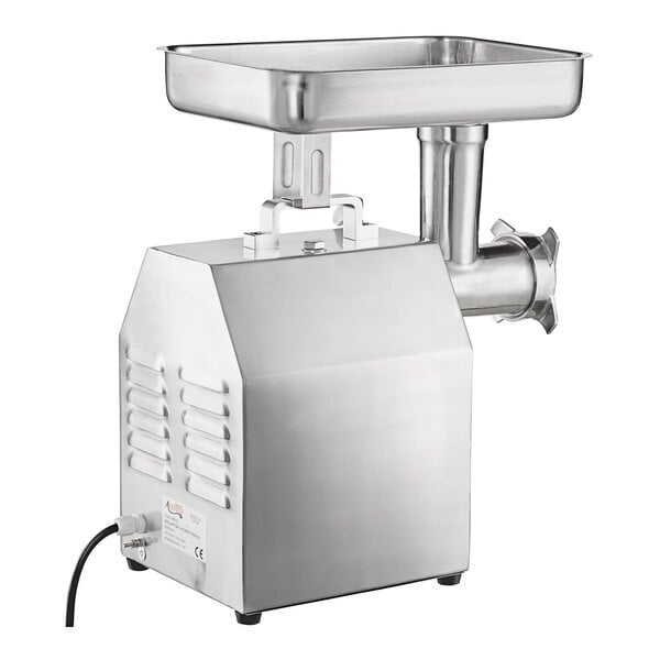 Scratch and Dent Avantco MG12R #12 Meat Grinder with Reverse Setting - 110V, 1 hp
