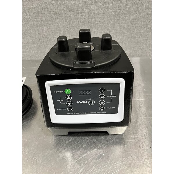 Scratch and Dent AvaMix BX1GRGT 3 3/4 hp 1 Gallon Stainless Steel Heavy Duty Commercial Food Blender with Timer - 120V