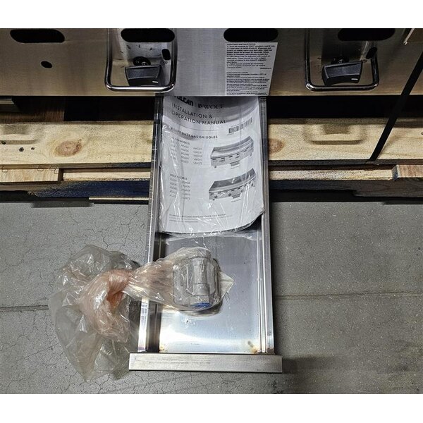 Scratch and Dent Wolf by Vulcan AGM60-LP Liquid Propane 60" Heavy-Duty Gas Countertop Griddle with Manual Controls - 135,000 BTU