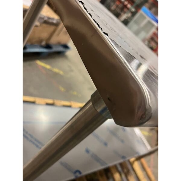 Scratch and Dent Eagle Group T2460SB 24" x 60" Stainless Steel Work Table with Stainless Steel Undershelf