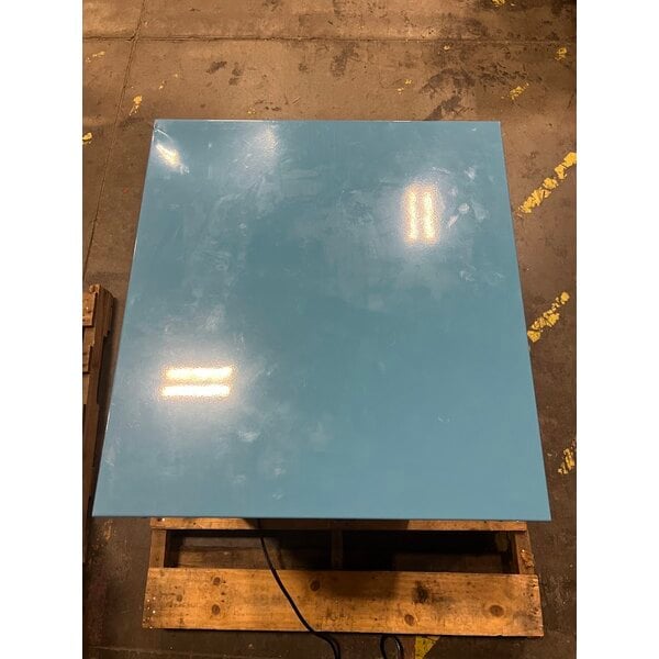 Scratch and Dent Summit Appliance ACR32G EQTemp ACR Series 3.17 Cu. Ft. White / Blue Compact Glass Door Reach-In Medical Refrigerator - 115V