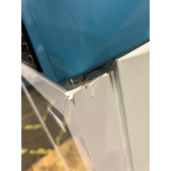 Scratch and Dent Summit Appliance ACR32G EQTemp ACR Series 3.17 Cu. Ft. White / Blue Compact Glass Door Reach-In Medical Refrigerator - 115V