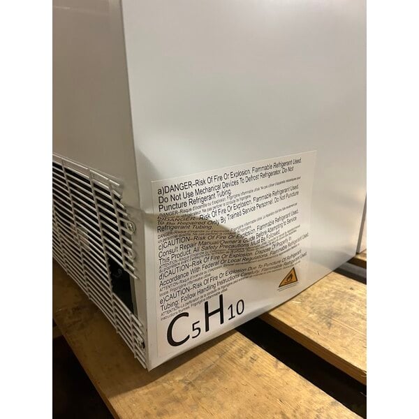 Scratch and Dent Summit Appliance ACR32G EQTemp ACR Series 3.17 Cu. Ft. White / Blue Compact Glass Door Reach-In Medical Refrigerator - 115V