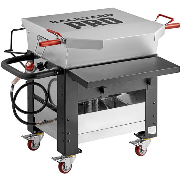 Scratch and Dent Backyard Pro 90 Qt. Liquid Propane Cajun Seafood Boiler Cart