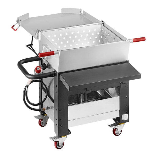 Scratch and Dent Backyard Pro 90 Qt. Liquid Propane Cajun Seafood Boiler Cart