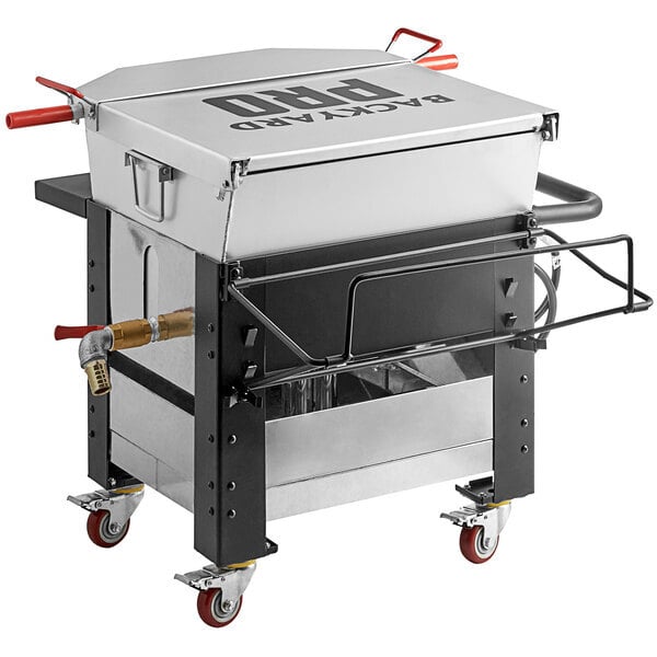 Scratch and Dent Backyard Pro 90 Qt. Liquid Propane Cajun Seafood Boiler Cart
