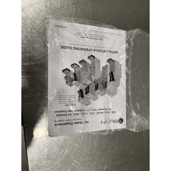 Scratch and Dent Bunn 43600.0026 H5X Stainless Steel 5 Gallon 212 Degree Hot Water Dispenser - 120V