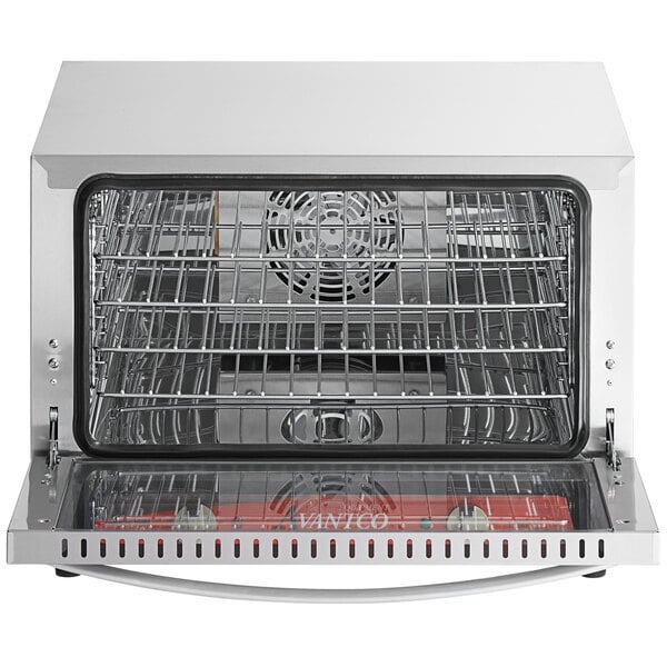 Scratch and Dent Avantco CO-16 Half Size Countertop Convection Oven, 1.5 Cu. Ft. - 120V, 1600W